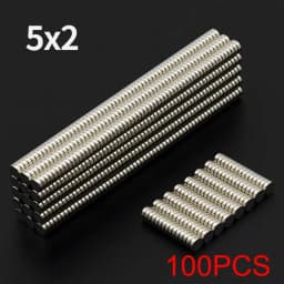 Powerful Neodymium Magnet N35 NdfeB Permanent Magnetic imanes Round Super Strong Fridge Magnets DIY 6x1 6x2 5x1 5x3 4x1.5 4x2