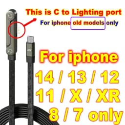 Quick Charge Flat Phone Charger Type C 240W Foldable Stand Fast Charging Kick Cable Stand Holder Cord for IPhone 17 16 Samsung