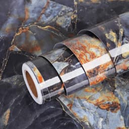 PVC Self-adhesive Kitchen Waterproof And Oil Proof Marble Decal Cabinet Stove Top Desktop Refurbished Wallpaper