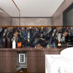 PVC Self-adhesive Kitchen Waterproof And Oil Proof Marble Decal Cabinet Stove Top Desktop Refurbished Wallpaper