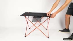 Ultralight Portable Folding Camping Table Compact Roll Up Tables with Carrying Bag for Outdoor Camping Hiking Picnic