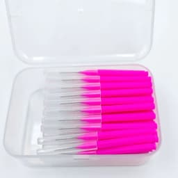 60Pcs 0.6-1.5mm Interdental Brushes Health Care Tooth Push-Pull Escova Removes Food And Plaque Better Teeth Oral Hygiene Tool