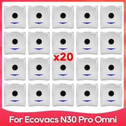 Compatible For ( Ecovacs Debot N30 Omni / N30 Pro Omni ) Replacement Part Accessory Main Side Brush Hepa Filter Mop Dust Bag