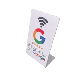 NFC 215 Programmable for Google Review Acrylic Stickers Card NFC Station Table 13.56Mhz Waterproof NFC Review Card