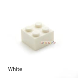 60pcs DIY Building Blocks Thick Figures Bricks 2x2 Dots Educational Creative Size Compatible With 3003 Plastic Toys for Children