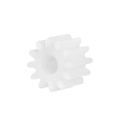 Uxcell 50Pcs 2mm Hole Diameter 082/142A 5x5/4.5x8mm Plastic Shaft Gear with 8/14 Teeth Toy Accessories for DIY Car Robot Motor