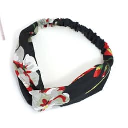 multiple styles Hair Accessories Print Dot Flamingo Headbands for Women Retro Cross Knot Head Wrap Turban Hairbands