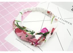 multiple styles Hair Accessories Print Dot Flamingo Headbands for Women Retro Cross Knot Head Wrap Turban Hairbands