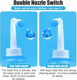 Professional Nose Wash Cleaner Nasal Irrigator Rinse Bottle Protector Avoid Allergic Rhinitis Adults Children care Neti Pots