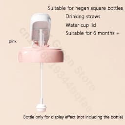 Suitable for hegen bottle accessories/cup cover/handle/nipple/square bottle universal