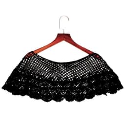 Summer Knitted Hollow Thin Lace Fake Collar Shawl Pullover Short Suspender Skirt False Collar Detachable Collars Sun Protection