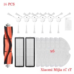 For Xiaomi Mijia 1C STYTJ01ZHM Robot Vacuum Cleaner Hepa Filter Main Side Brush Mop Cloth Spare Part Repalcement Accessories