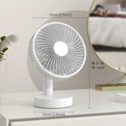 Mini USB Table Fan 4 Speeds Portable Desktop Table Cooling Fan Powered by USB Strong Wind Kipas USB Desk Fan