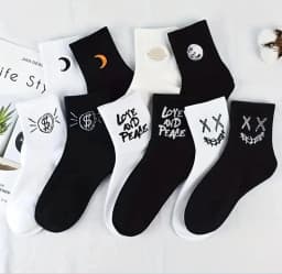 5 pairs of breathable cotton sports socks men's bamboo fiber spring, summer and autumn men's socks sweat deodorant business sock