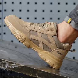 Insulation 10KV Safety Shoes Men Anti-smash Breathable Electrician Welding Work Boots Puncture-Proof Male Footwear