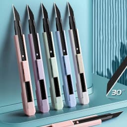 Multifunction Portable Utility Knife W/ Blade Pocket Craft Wrapping Box Paper Envelope Cutter Letter Opener Student Art Supplies