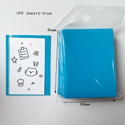 SKYSONIC 50pcs Kpop Card Sleeves 61x91mm Macaron Color Holder For Holo Postcards Top Load Film Photocard Game Cards Protector