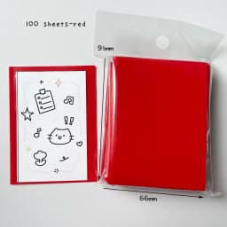 SKYSONIC 50pcs Kpop Card Sleeves 61x91mm Macaron Color Holder For Holo Postcards Top Load Film Photocard Game Cards Protector