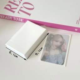 SKYSONIC 50pcs Kpop Card Sleeves 61x91mm Macaron Color Holder For Holo Postcards Top Load Film Photocard Game Cards Protector