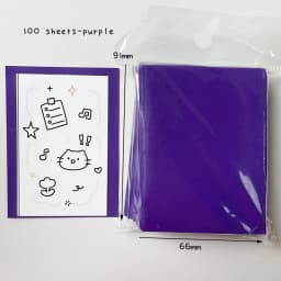SKYSONIC 50pcs Kpop Card Sleeves 61x91mm Macaron Color Holder For Holo Postcards Top Load Film Photocard Game Cards Protector