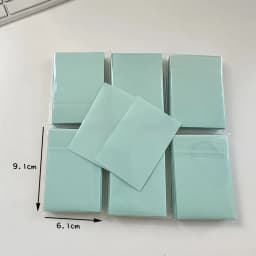 SKYSONIC 50pcs Kpop Card Sleeves 61x91mm Macaron Color Holder For Holo Postcards Top Load Film Photocard Game Cards Protector