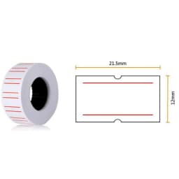 Retail 1 Roll 500 Pcs Multiple Color Price Tag Paper Price Tag Gun Sticker Shop Store Price Mark Sticker Adhesive Price Lable