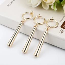 Anime Roronoa Zoro Cosplay Earrings Sauron Ear Clips Golden Pendant Hook Earrings For Women Men Jewelry 3Pcs/Set