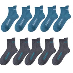 10/20Pairs High Quality Men's Socks Casual Breathable Cotton Man Run Sports Socks Spring Autumn Male Sox Gifts Plus Size 38-45