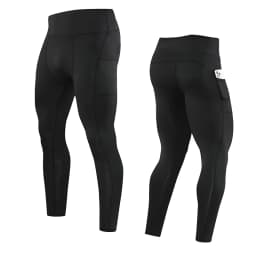 Gym Mens Fitness Running Sport Pants Athletics Tight Leggings Joggings Skinny Yoga Compression Trousers Sweatpants Dry Fit