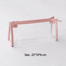 Transparent Pencil Case Large Capacity Simple Pen Bag Kawaii Cosmetic Bag School Study Stationery Office Supplies