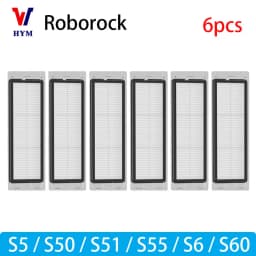 For Roborock S5 S50 S51 S55 S6 S60 S6 Pure Vacuum Cleaner Accessories HEPA Filter Mop Cloth Side Main Brush Spare Parts