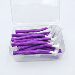 New 20Pcs Angle Interdental Brushes High-quality Plastics Safety Long-term Use Between TeethBraces Tooth Brush Cleaner