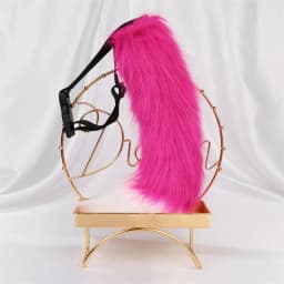 Simulation Fox Cat Tail Wolf Tail Cosplay Performance Props Anime Plush Beast Tail Halloween Jewelry Dress Up Props