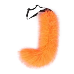 Simulation Fox Cat Tail Wolf Tail Cosplay Performance Props Anime Plush Beast Tail Halloween Jewelry Dress Up Props