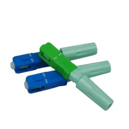New SC APC SM Single-Mode Optical Connector FTTH Tool Cold Connector Tool SC UPC Fiber Optic Fast Connector