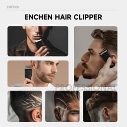 ENCHEN Boost Electric Hair Clipper Professional Cordless Fast Type-C Charging Ceramic Haircut Machine Trimmer For Men Adult