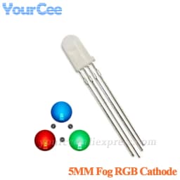 20pcs F3 3mm F5 5mm Diffused Clear Common Anode/Cathode Round LED Red Warm White Blue Yellow Green Bi-Color Diode Light Emitting