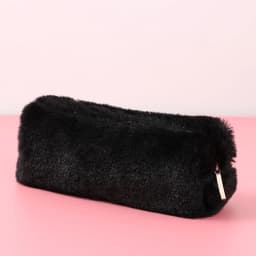 Kawaii Plush Pencil Case Cute Pen Box Large Capacity for Girls Storage Bag Student School Office Supplies Stationery