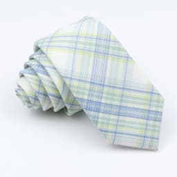 Plaid Tie For Men Women Soft Skinny Cotton TR Fabric Necktie For Wedding Bussiness Casual Man's Neckties Suits Flower Cravat