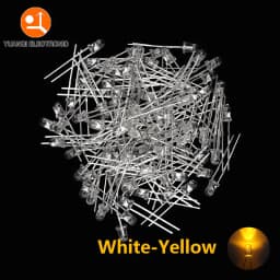 3mm LED Diode F3 Assorted Kit White Green Red Blue Yellow Orange Pink Purple Warm White DIY Light Emitting Diode