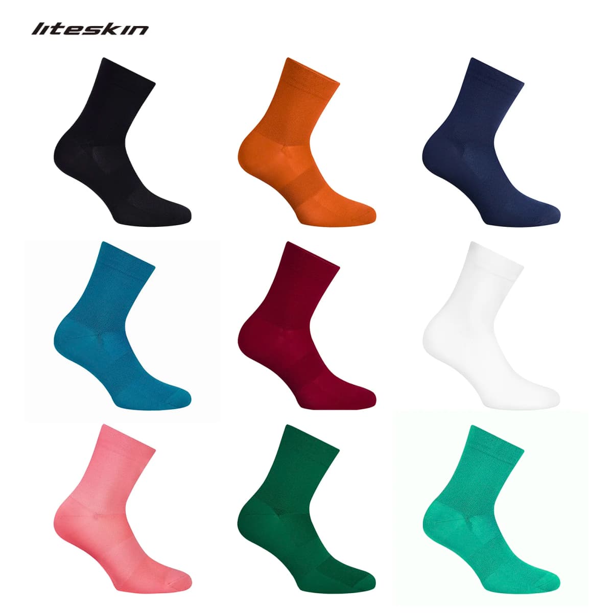 Liteskin Toccata Aero Cycling Socks Men Women Professional Road Bike MTB Race Basketball Running Soccer Fitness Sport Socks