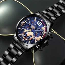 Fashion Mens Watches Luxury Quartz Wristwatch Calendar Luminous Clock Men Business Casual Watch Reloj Hombre