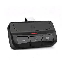 Garage Remote Control Clone Multifrequency 287MHz-868MHz Garage Door Opener Gate Control 3 Buttons Includes Car Sun Visor Clip