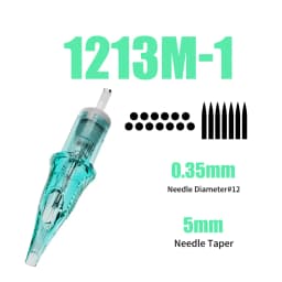 Dragonhawk Body Art Permanent Makeup Tattoo Cartridge Needles Alpah Series Disposable RL/RM/RS/M for Tattoo Machine Gun Supply