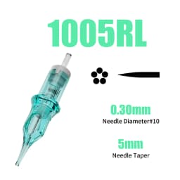 Dragonhawk Body Art Permanent Makeup Tattoo Cartridge Needles Alpah Series Disposable RL/RM/RS/M for Tattoo Machine Gun Supply