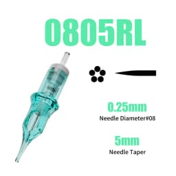 Dragonhawk Body Art Permanent Makeup Tattoo Cartridge Needles Alpah Series Disposable RL/RM/RS/M for Tattoo Machine Gun Supply