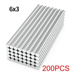 Super Strong Neodymium Magnet N35 NdfeB Permanent Magnetic imanes Round Powerful Magnets Refrigerator Magnet 2x2/6x2/6x3/10x3