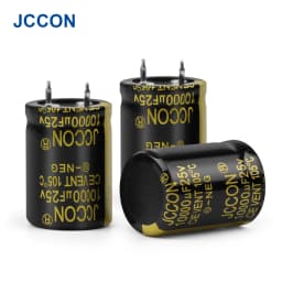 2Pcs JCCON Audio Electrolytic Capacitor 25V 35V 63V 100V 200V 250V 400V 450V 6800UF 10000UF 22000UF For Hifi Amplifier Low ESR