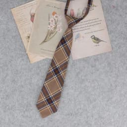 Lazy JK Ties Women Plaid Neck Tie Girls Japanese Style for White Shirts Uniform Cute Necktie Plaid School Boys Ties Accessories