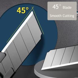 1Pcs Utility Knife 10Pcs Blades Pocket Knife Cutting Paper Demolition Express Knife